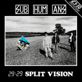 Subhumans - 29:29 Split Vision LP Red Vinyl