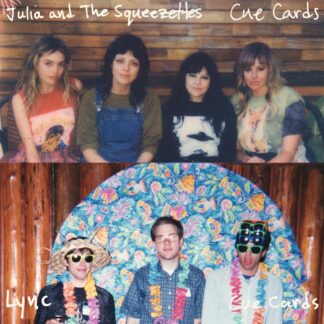 Julia And The Squeezettes, Lync - Cue Cards 7" Blue Vinyl