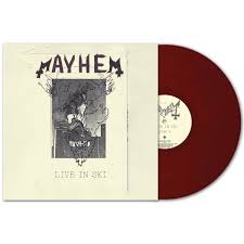 Mayhem ‎– Live In Ski LP Oxblood Vinyl